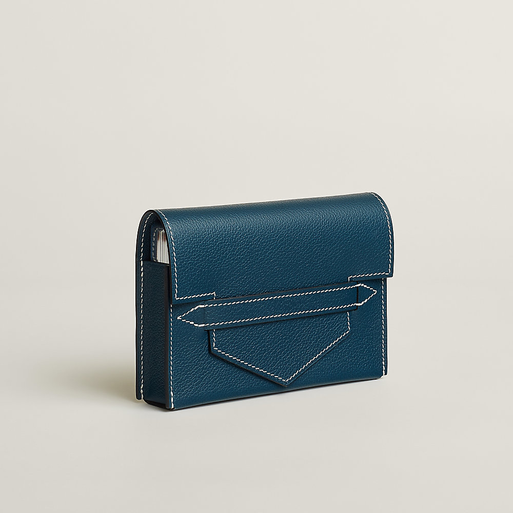 Lord Pocket poker deck case - Blue | Hermès Singapore